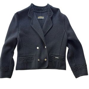 Geiger Austria Black Wool Jacket